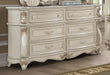 New Classic Furniture Monique Dresser w/ Marble Top in Pearl image