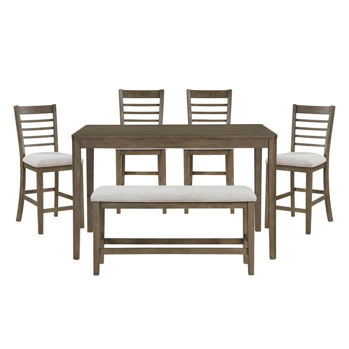 Emilia 6-Piece Pack Counter Height Set