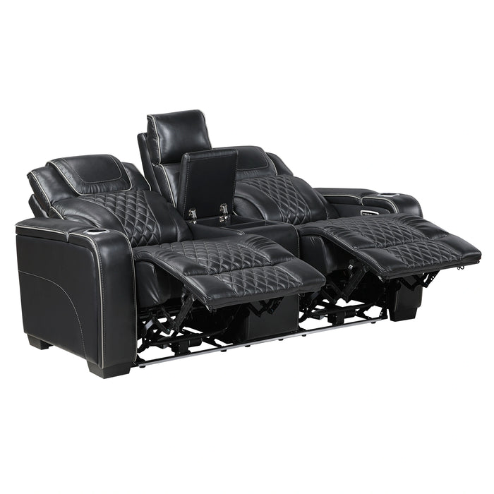 Apex Power Double Reclining Love Seat With Center Console