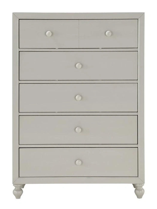 Wellsummer 5 Drawer Chest in Gray 1803GY-9