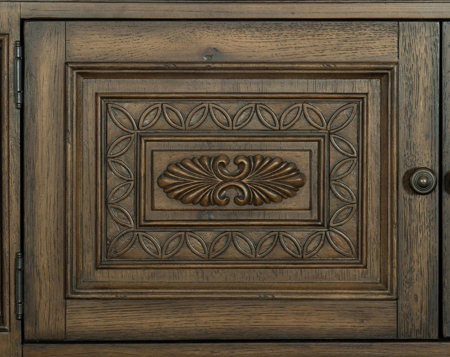 Rachelle 4 Drawer Chest in Weathered Pecan 1693-9