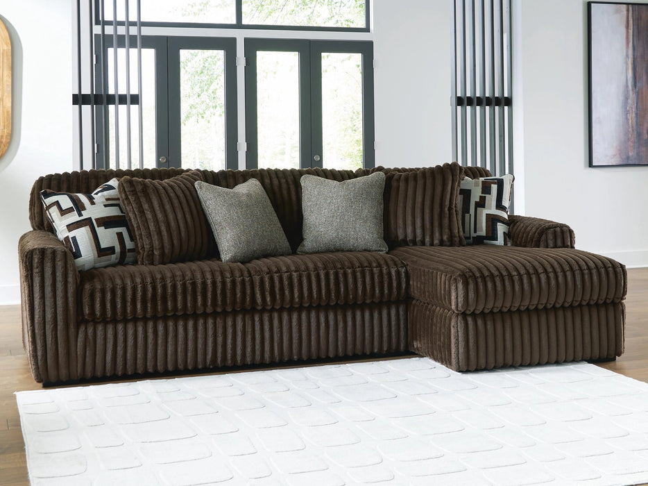 Midnight-Madness Sectional Sofa with Chaise