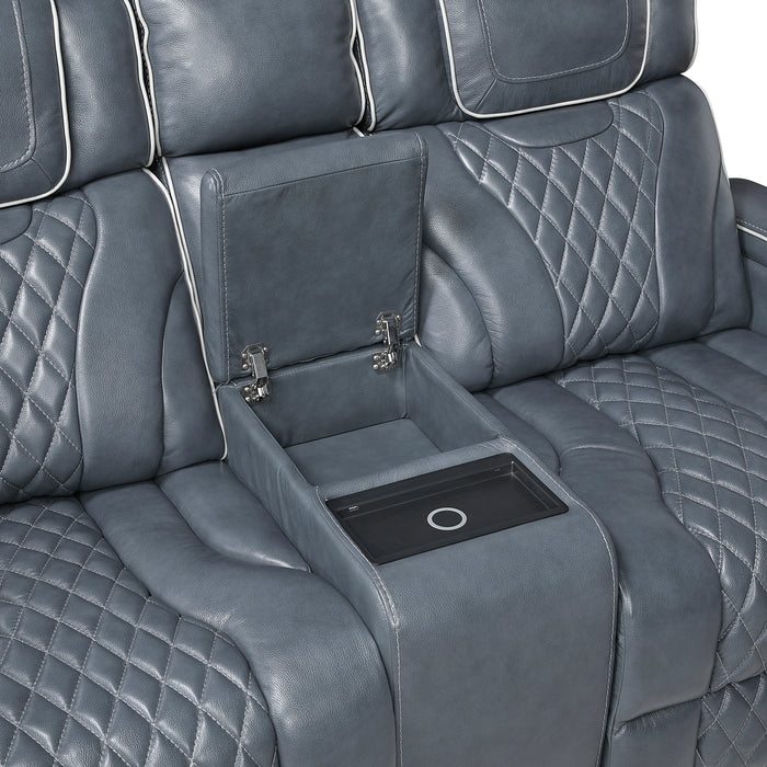 Apex Power Double Reclining Love Seat With Center Console